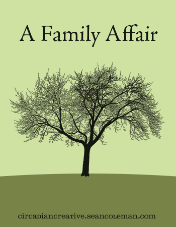 book cover design project 26 - a family affair